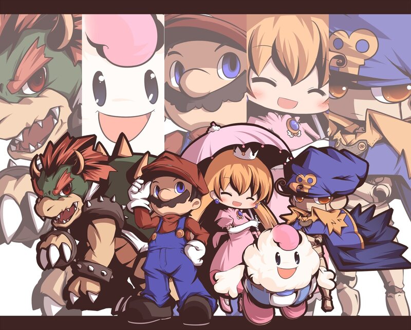 Chibi Characters Group — Pink