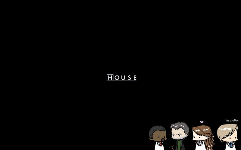 Chibi Characters in a Row — Black, Minimalist