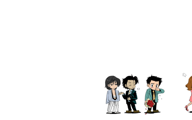 chibi characters in a scene