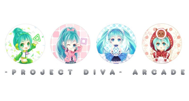 Chibi Characters in Circles
