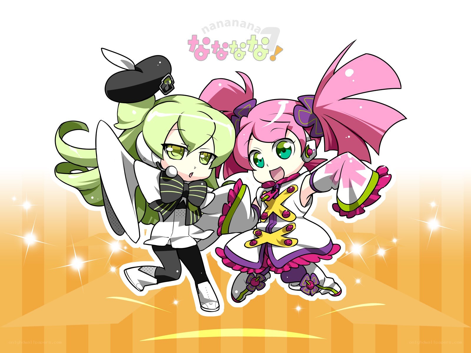 Chibi characters in performance