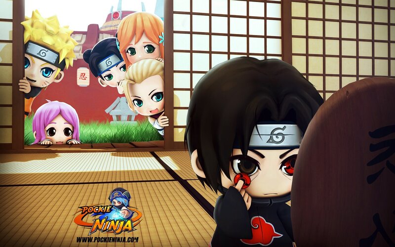 Chibi Characters in Room