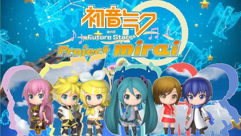 Chibi Characters in Space — Blue, Playful