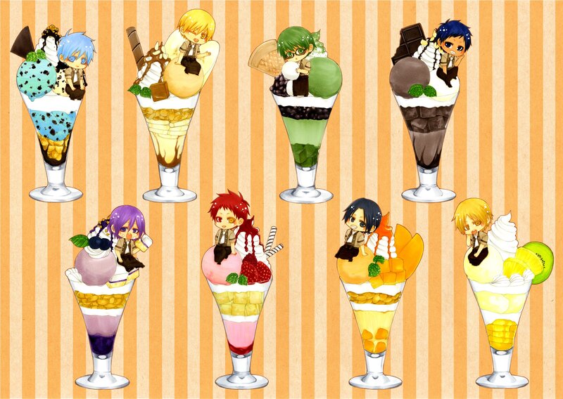 Chibi Characters in Sundaes