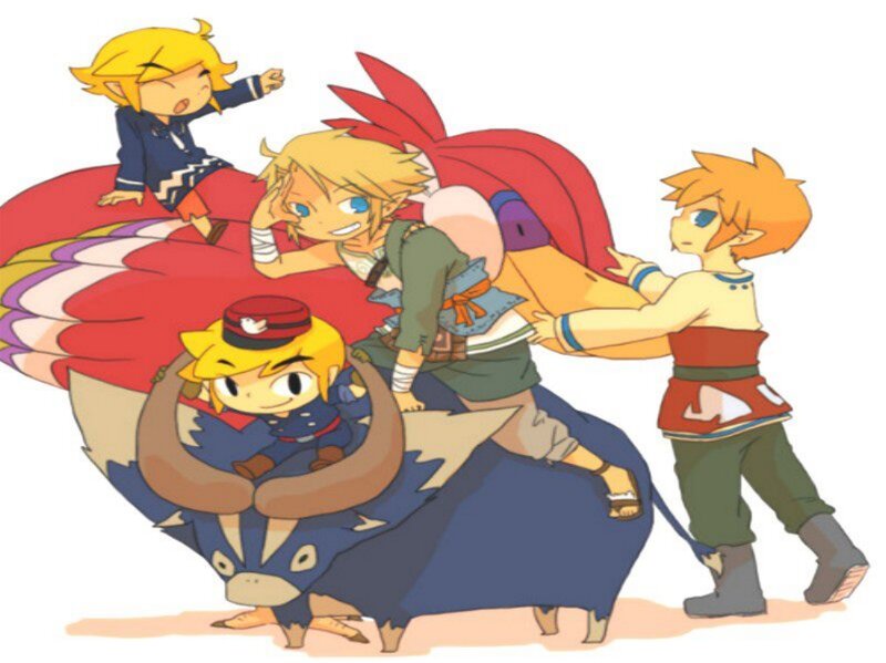Chibi Characters on a Creature