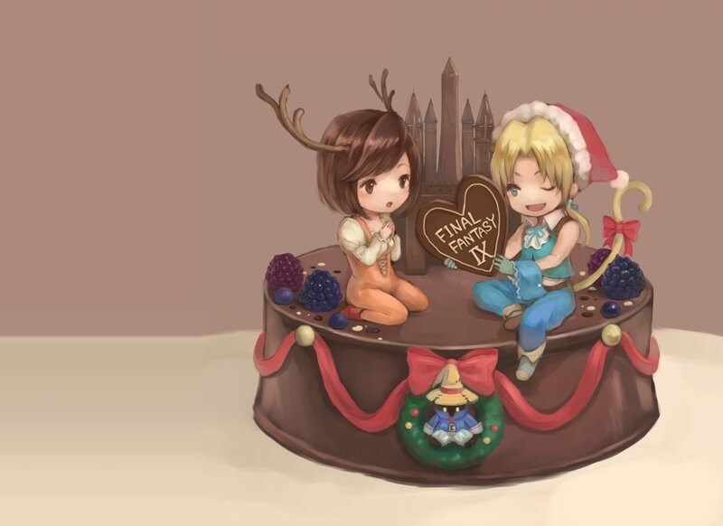 Chibi Characters on Cake