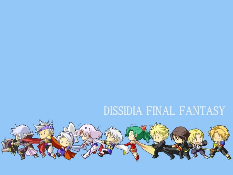 Chibi Characters Pulling Rope