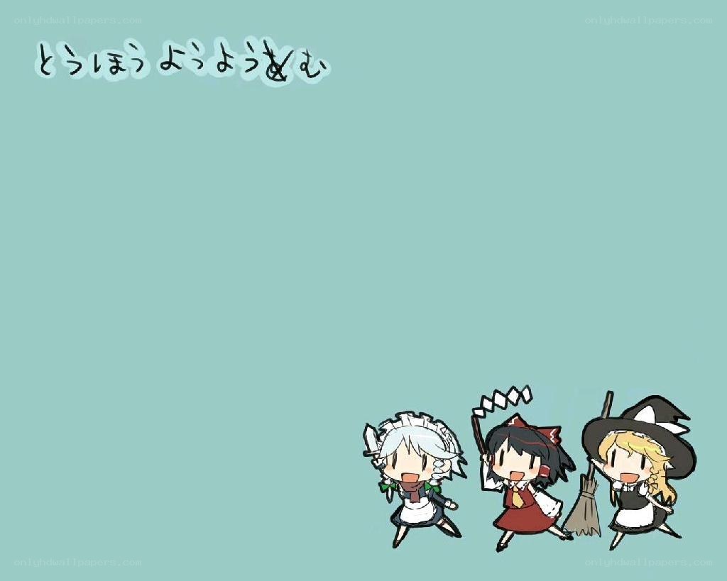 Chibi characters running