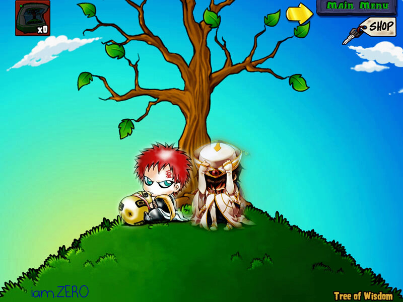 Chibi Characters under Tree