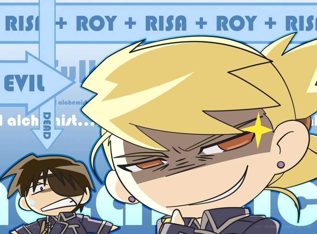 Chibi characters with angry expressions