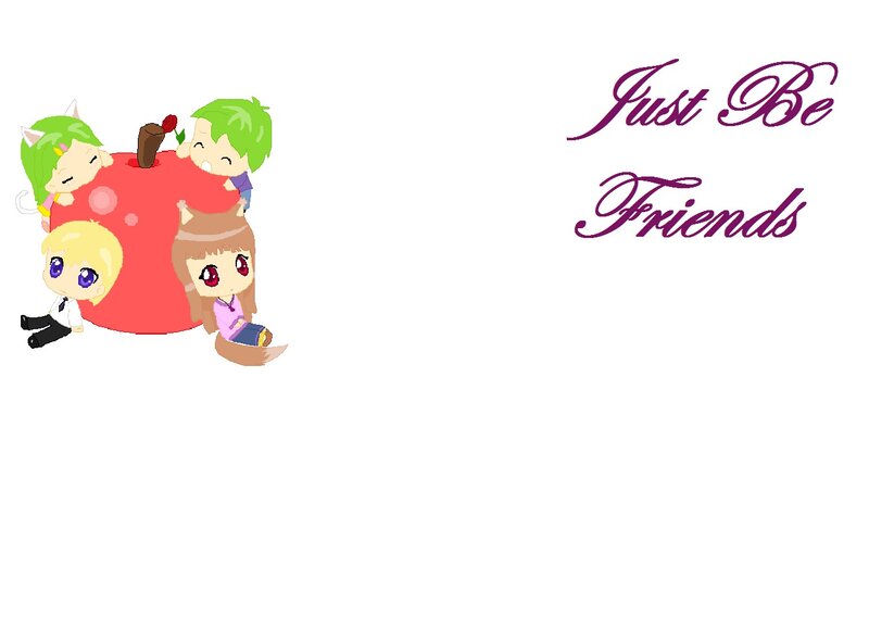 Chibi Characters with Apple