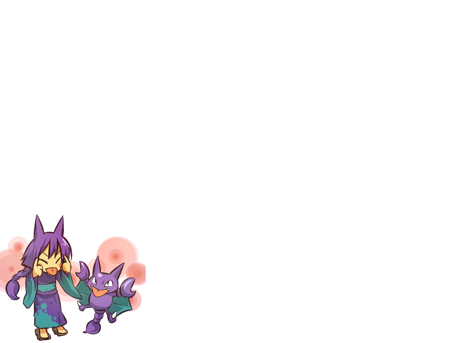 chibi characters with bat