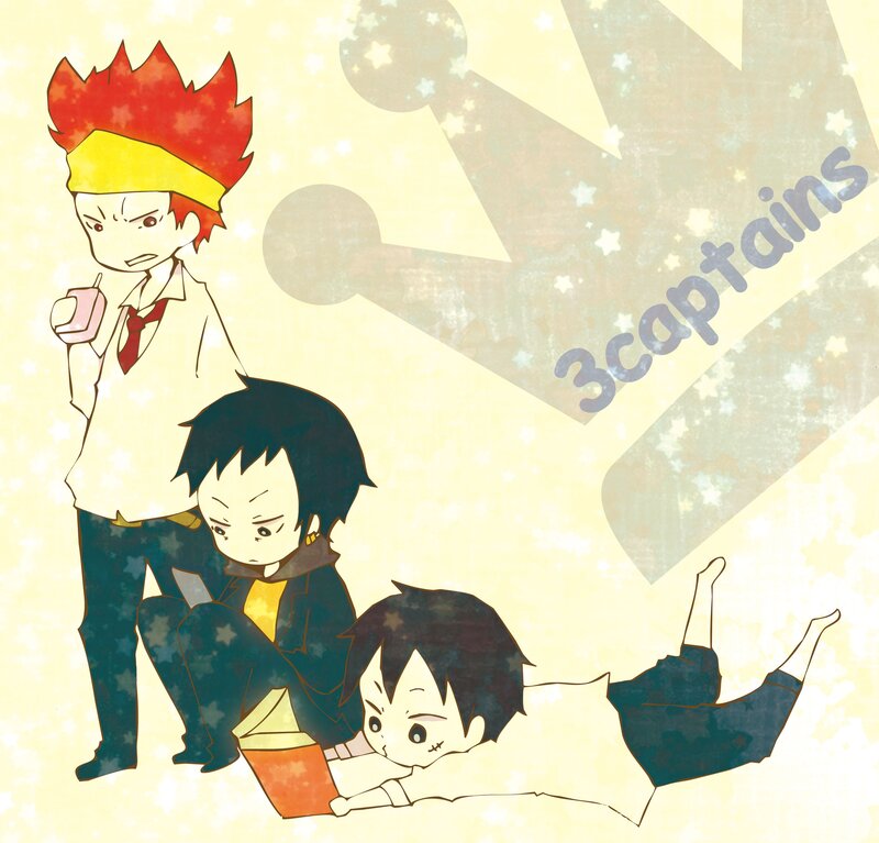Chibi characters with crown