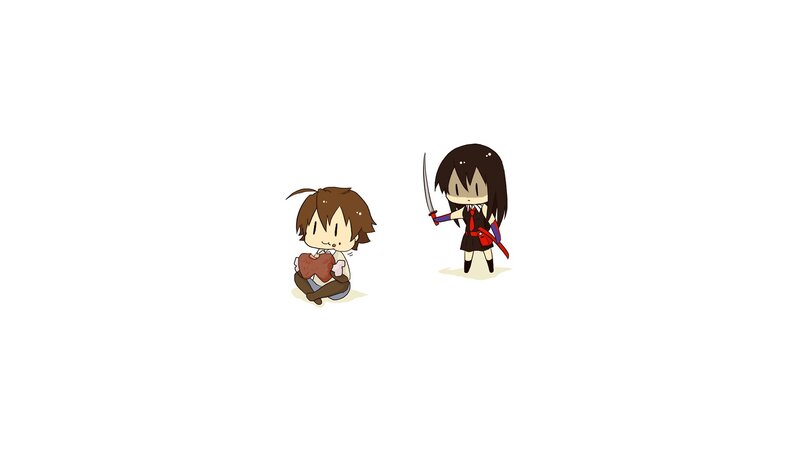 Chibi Characters with Sword