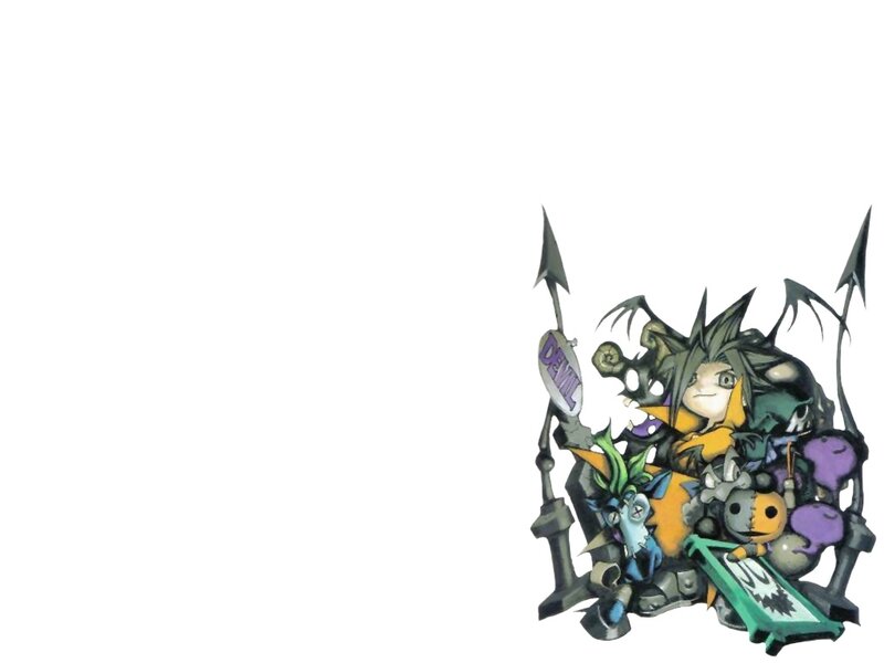 Chibi Characters with Weapons — Black