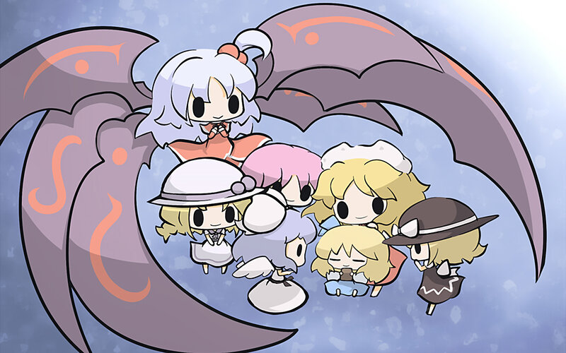 Chibi Characters with Wings