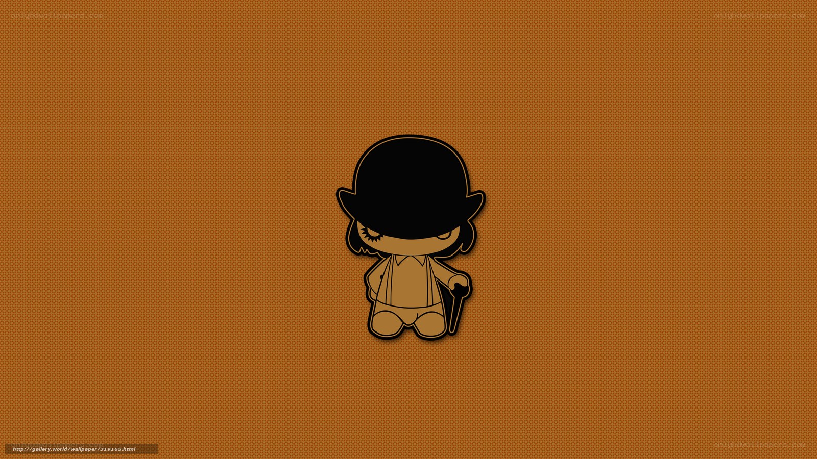 Chibi Charlie Chaplin character