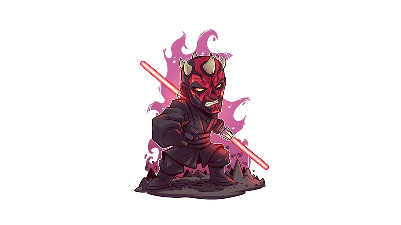 Chibi Darth Maul