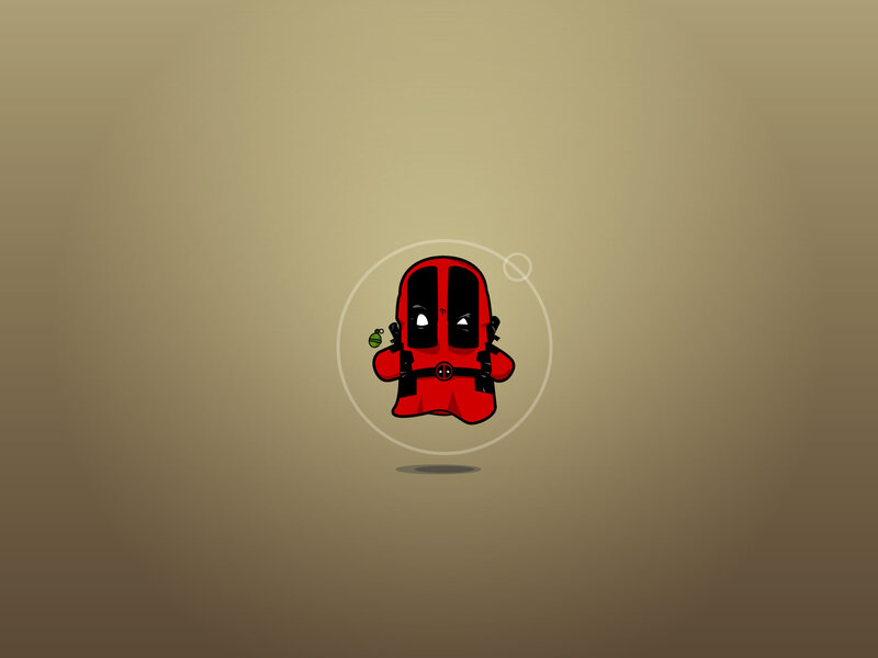 Chibi Deadpool character