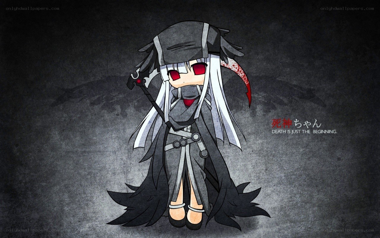 Chibi death god character