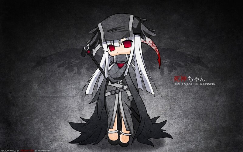 Chibi death god character