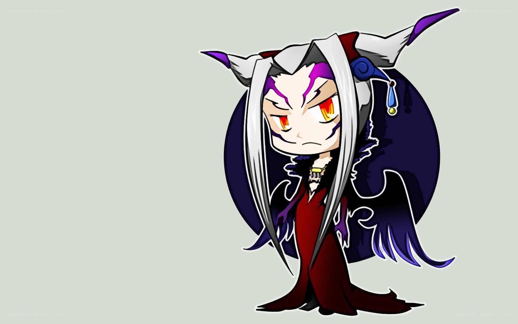 chibi demon character art