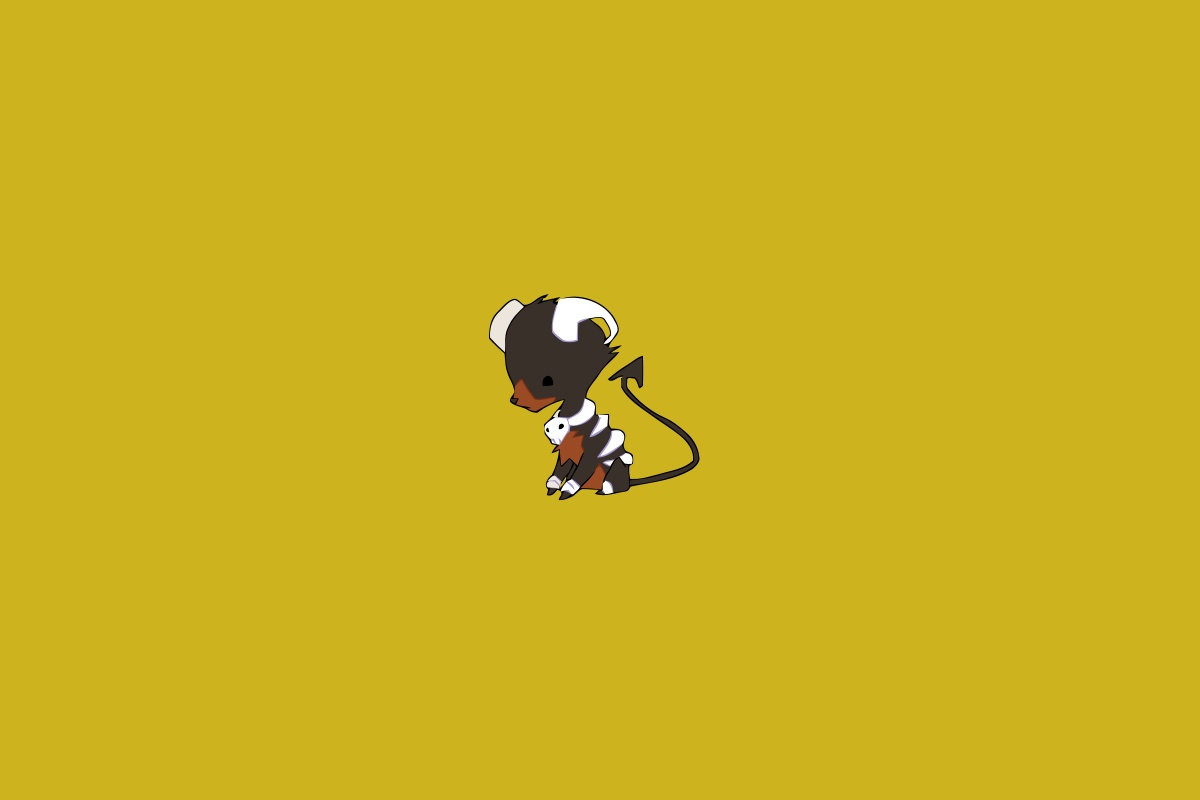 chibi demon creature