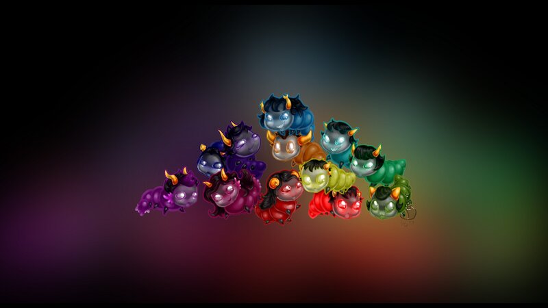 Chibi Demon Creatures