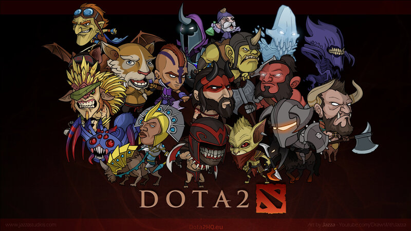 Chibi Dota 2 Characters