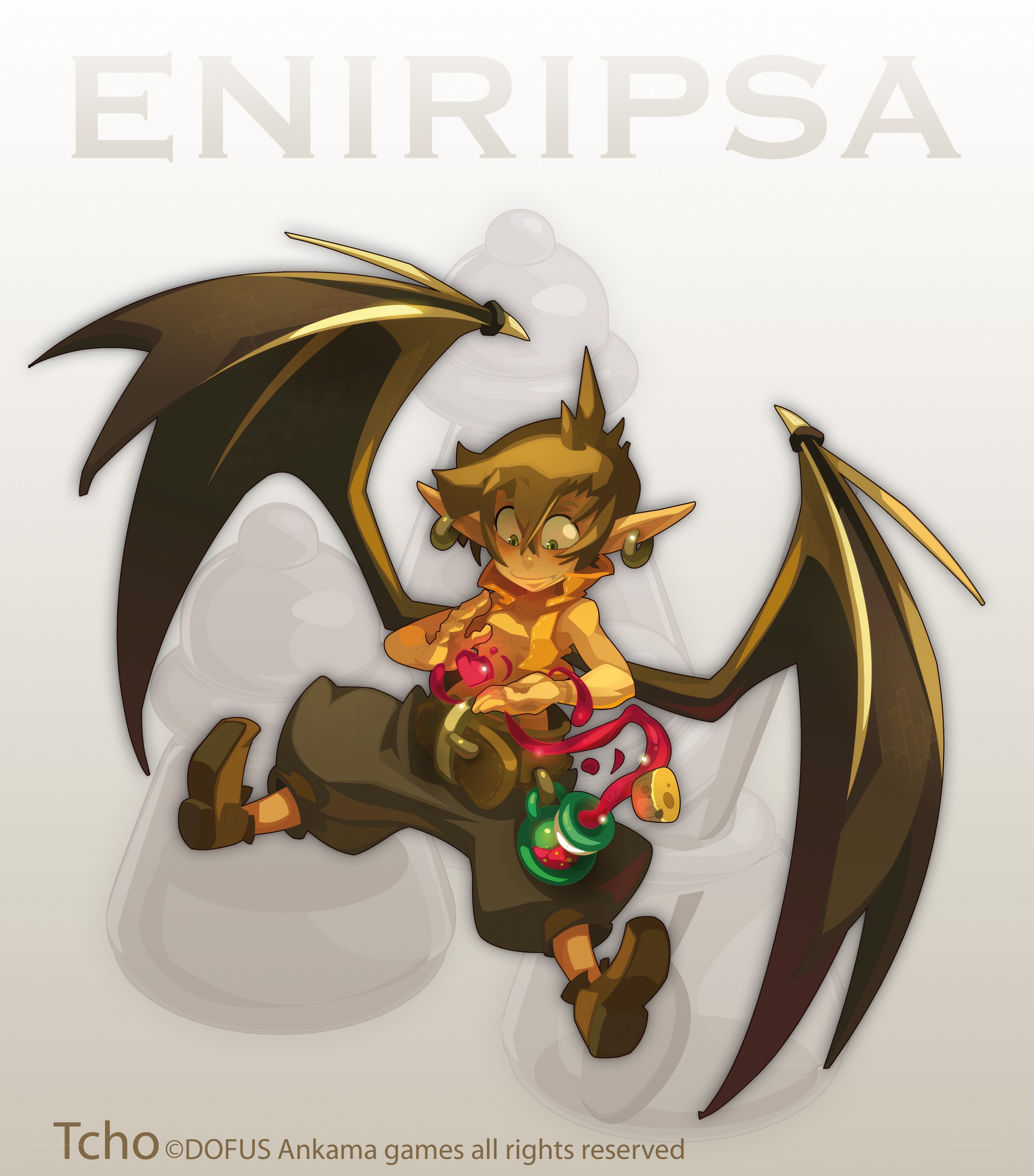 Chibi dragon character art