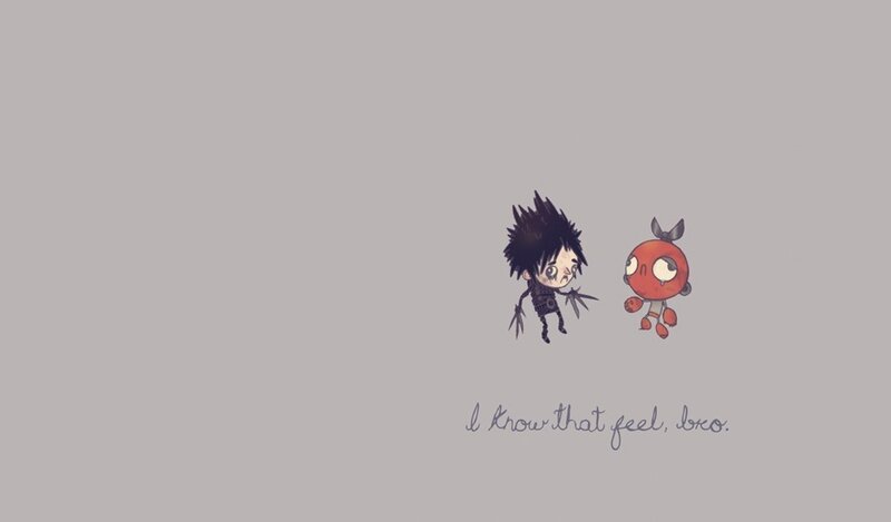 Chibi Edward and Robot