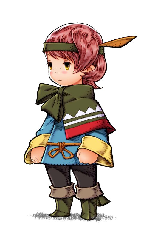 Chibi elf character art