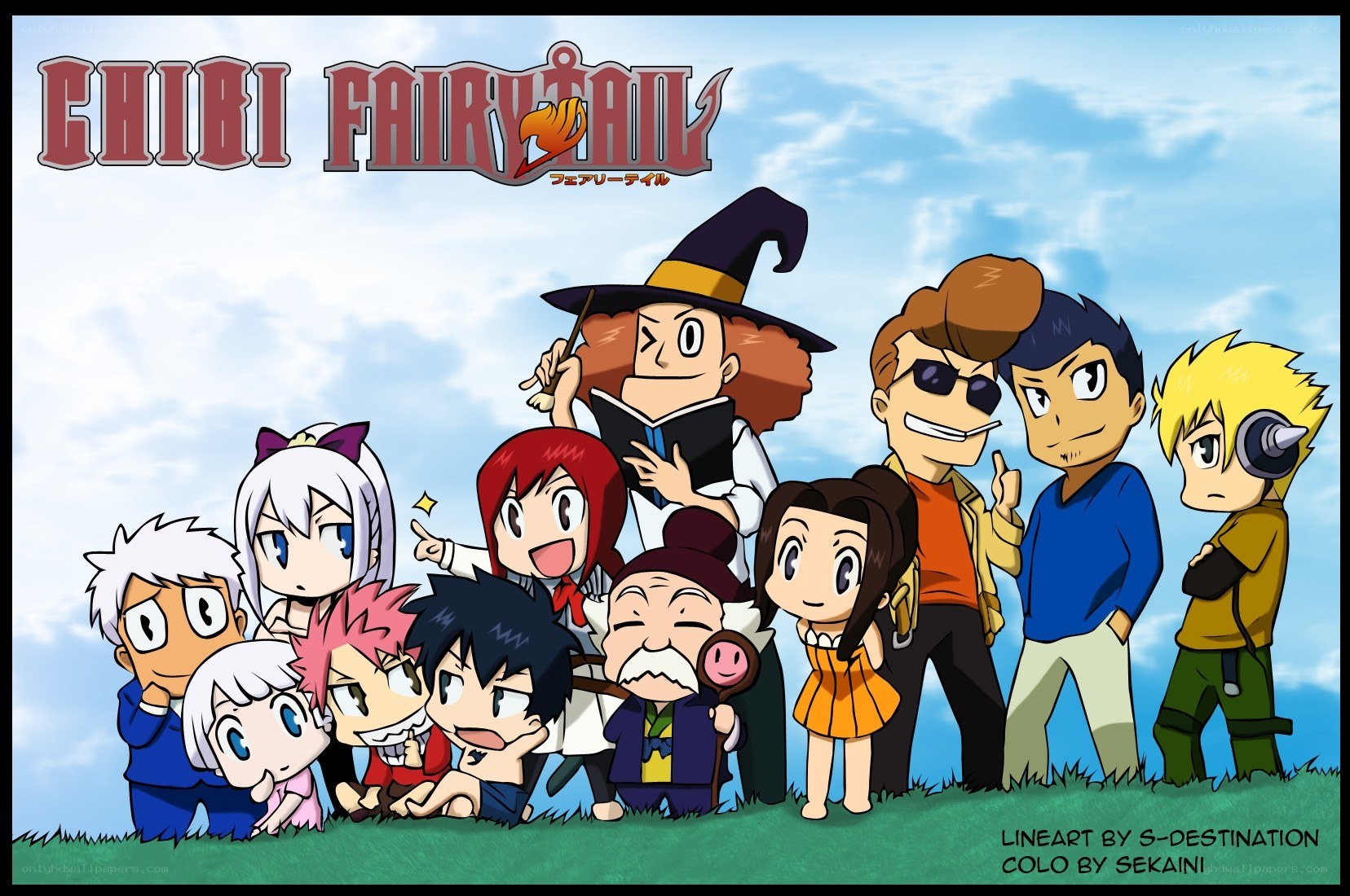 Chibi Fairy Tail group