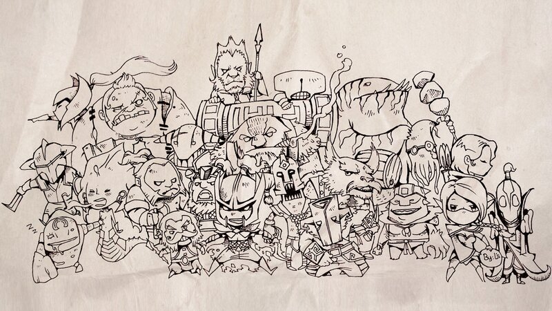 Chibi Fantasy Characters