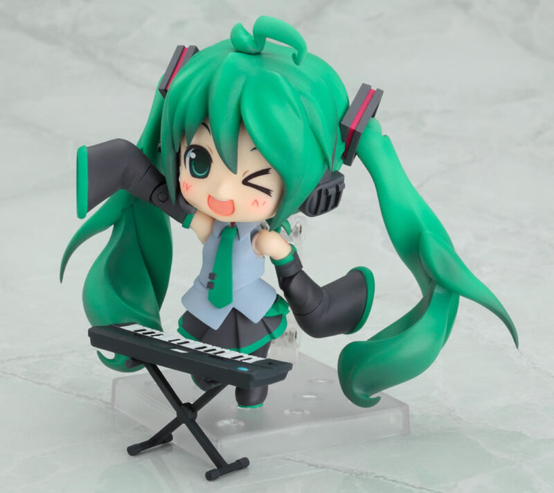Chibi Figure Playing Keyboard