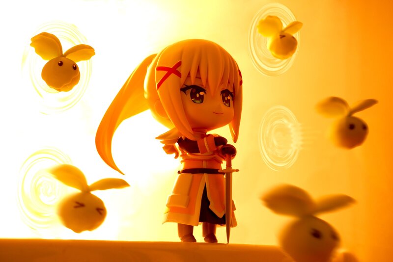 Chibi Figurine with Sword