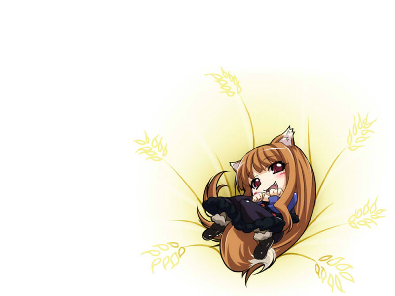 Chibi Fox Girl — Brown