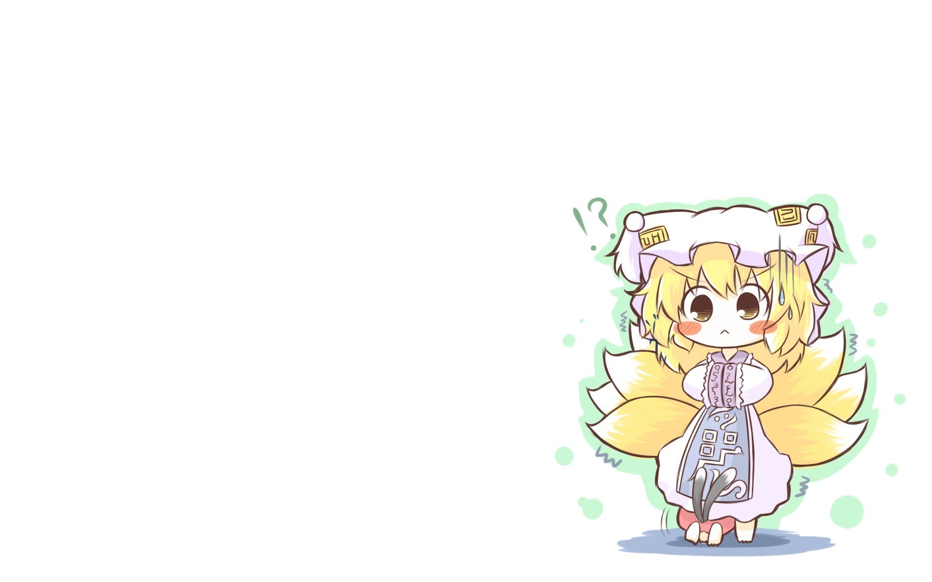 Chibi fox girl character