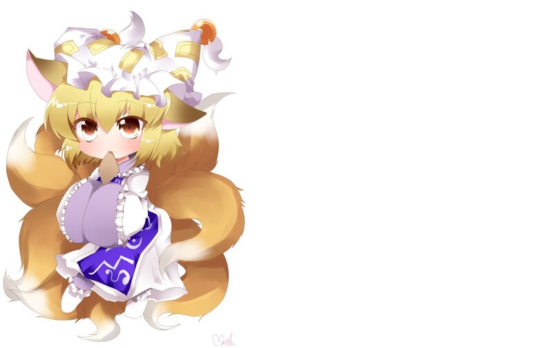 chibi fox girl character