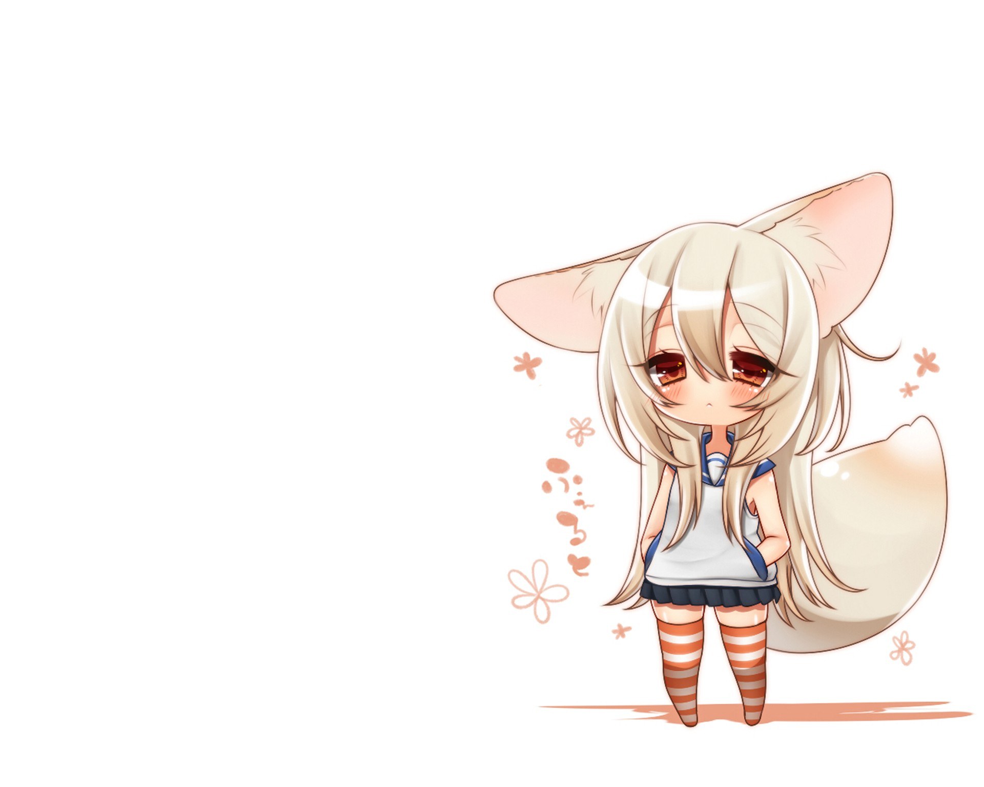 chibi fox girl character