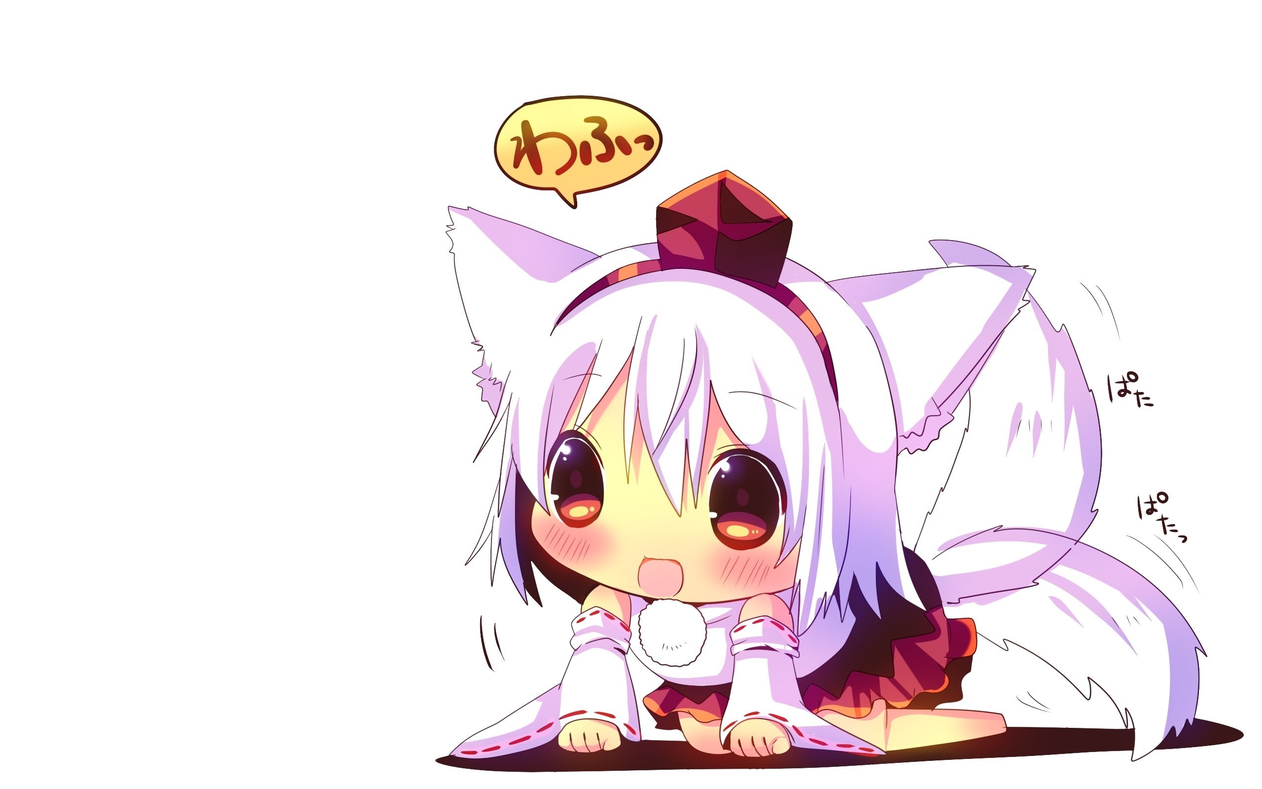 chibi fox girl character