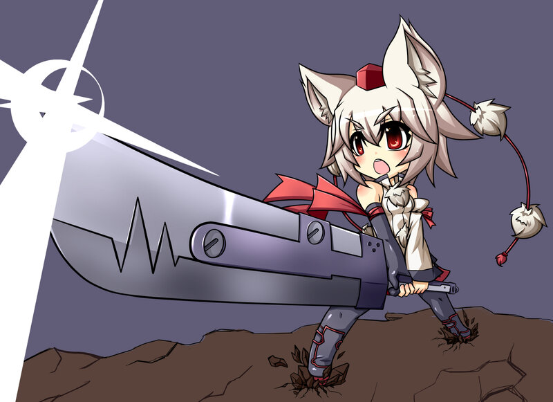 Chibi Fox Girl with Sword