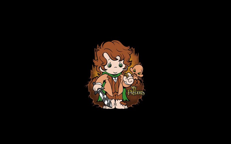 Chibi Frodo with the One Ring