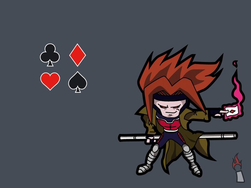 Chibi Gambit character art