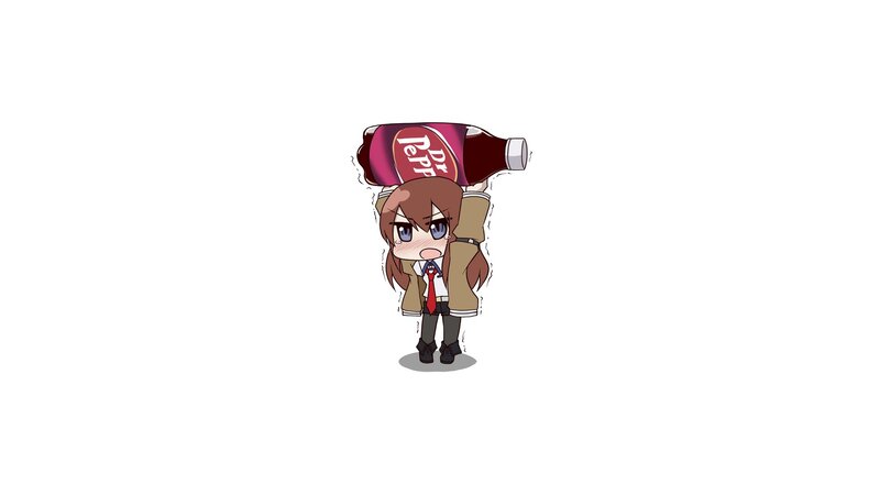 Chibi Girl Carrying Bottle