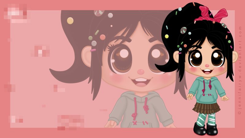 Chibi Girl Character — Pink