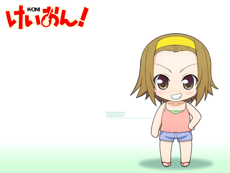 Chibi Girl Character — White, Playful