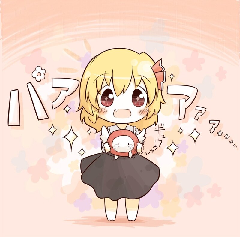Chibi Girl Holding a Plush