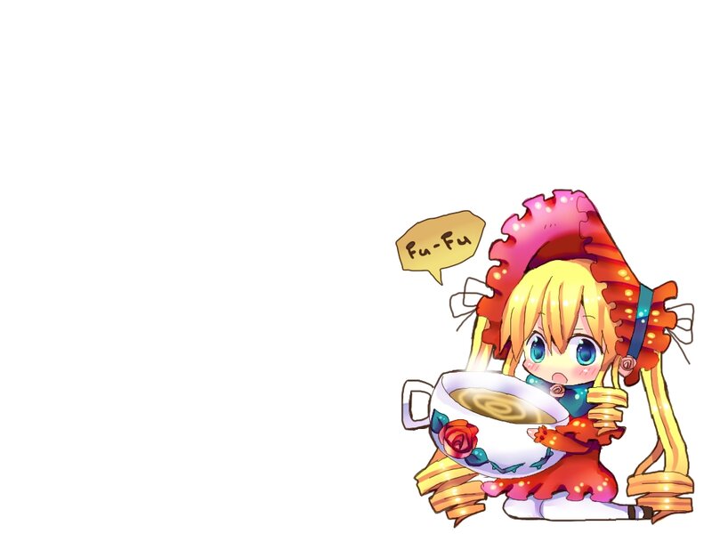 Chibi Girl Holding Cup