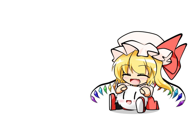 Chibi Girl Hugging Doll